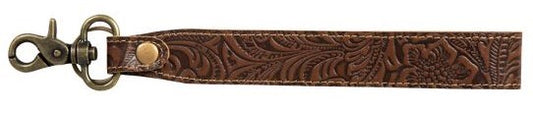 Classic Country Hand-Tooled Key Fob