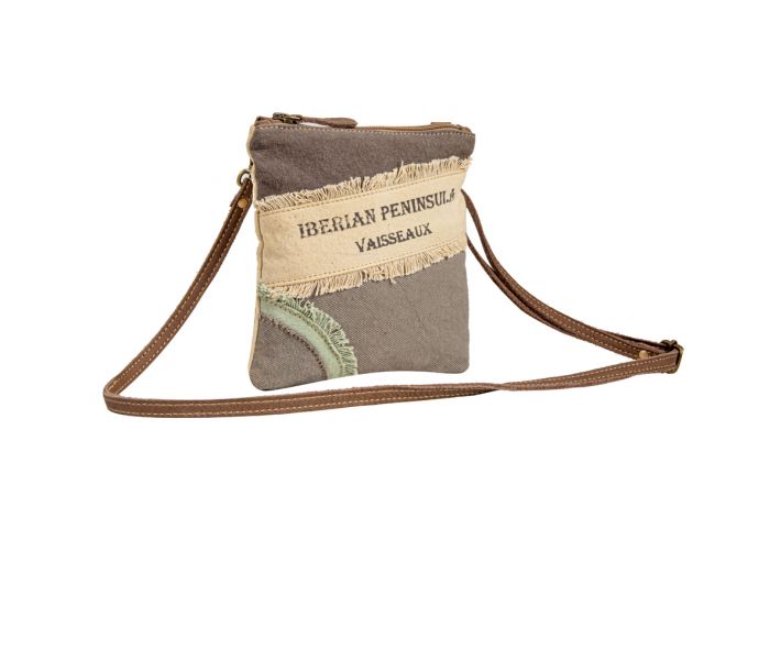 World Travels Patchwork Crossbody Bag