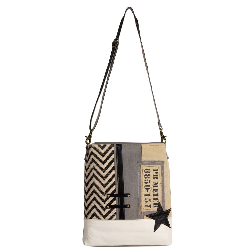 Globetrotter Patch Shoulder Bag