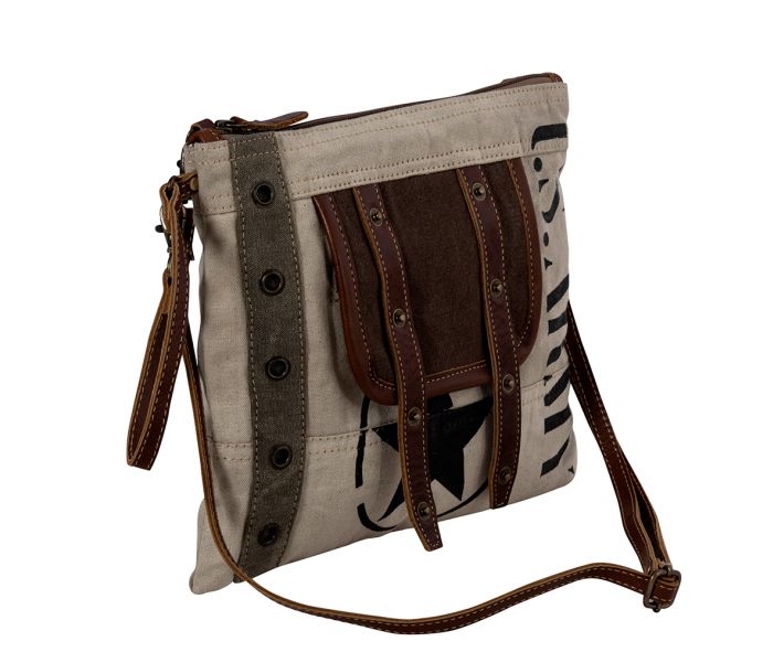 Army Motif Crossbody Bag