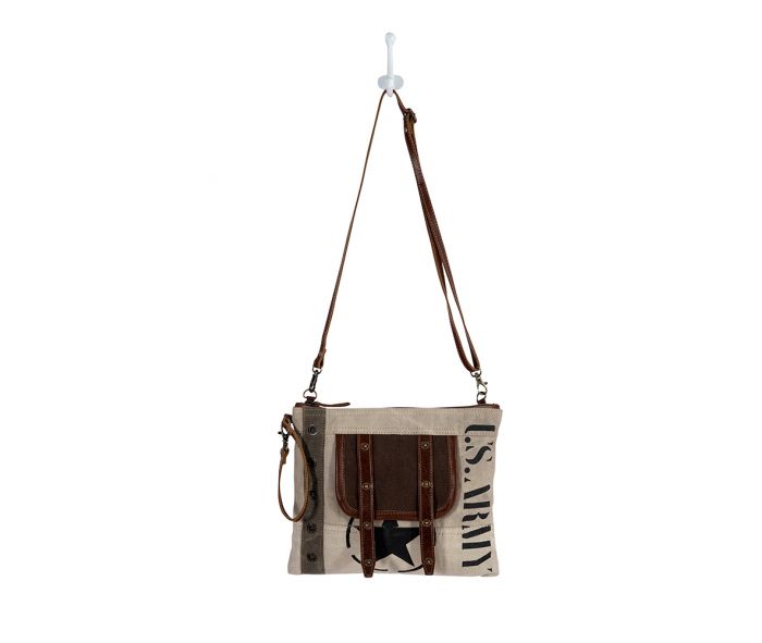 Army Motif Crossbody Bag