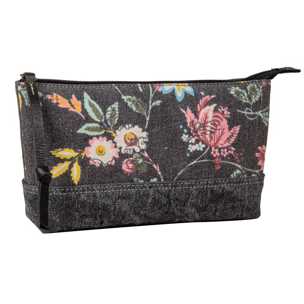 Cavender Floral Canvas Pouch