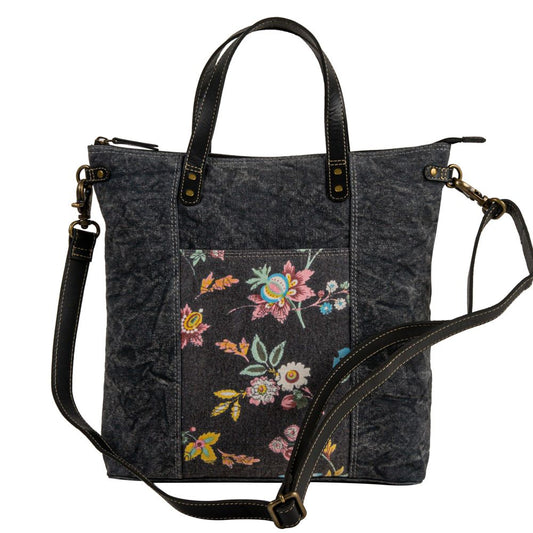 Cavender Floral Canvas Tote