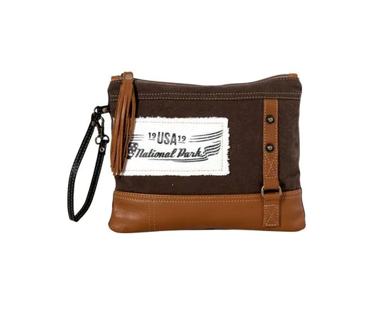 National Park Vintage Look Pouch