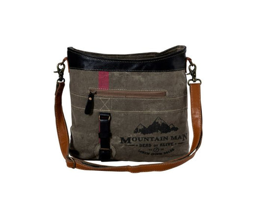 Mountain Man Rustic Shoulder Bag