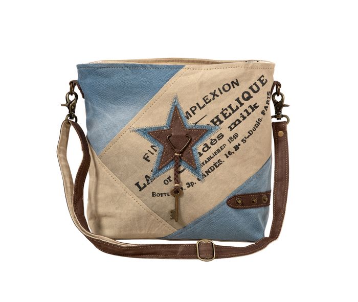 Blue Star Key Crossbody Bag