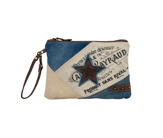 Blue Star Key Pouch