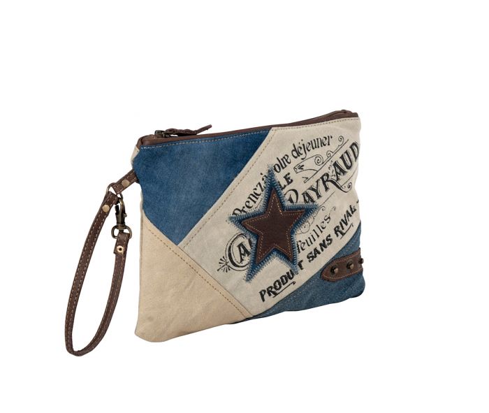 Blue Star Key Pouch