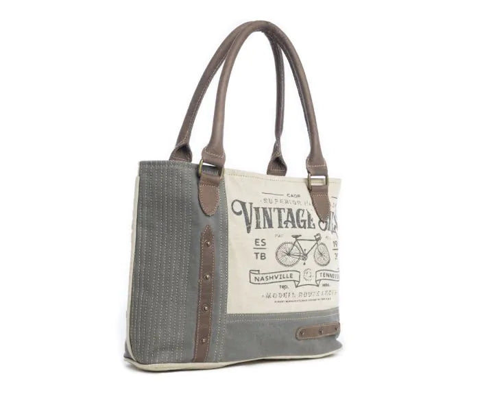 Vintage Bikes Tote Bag