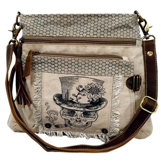 Honeycomb Skull Crossbody Bag