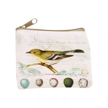 Bird Graphic Coin Purse