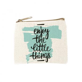 Enjoy the Little Things Coin Purse