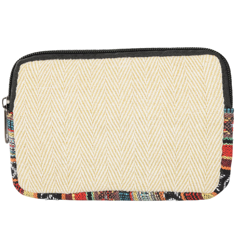Zipper Hemp Coin Purse