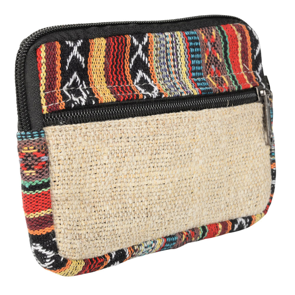 Zipper Hemp Coin Purse