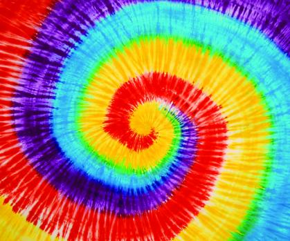 Spiral Tie Dye Tapestry