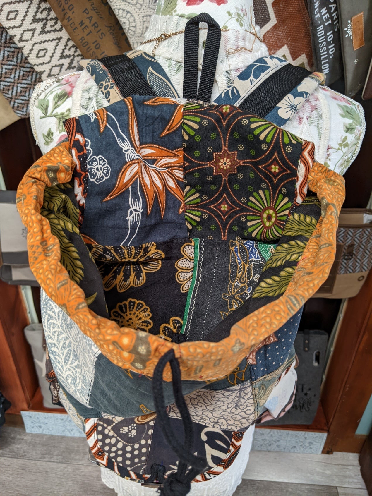 Recycled Sarong/Sari Backpack