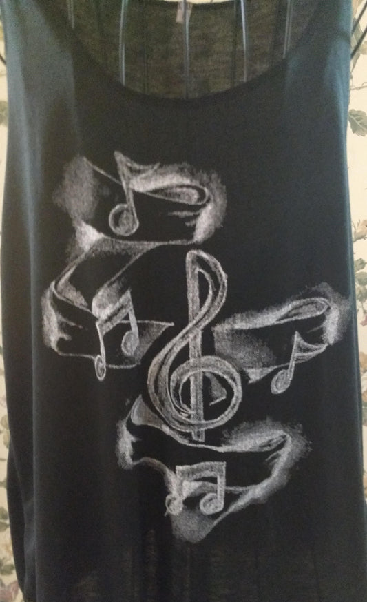 Music Graphic Tank (Black)