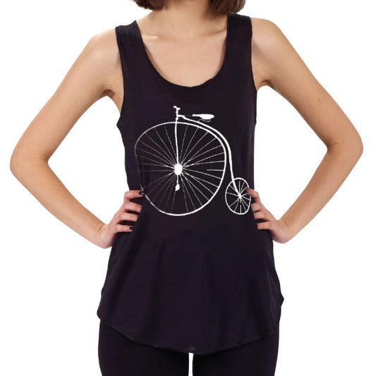 Vintage Bicycle Graphic Tank (Black)