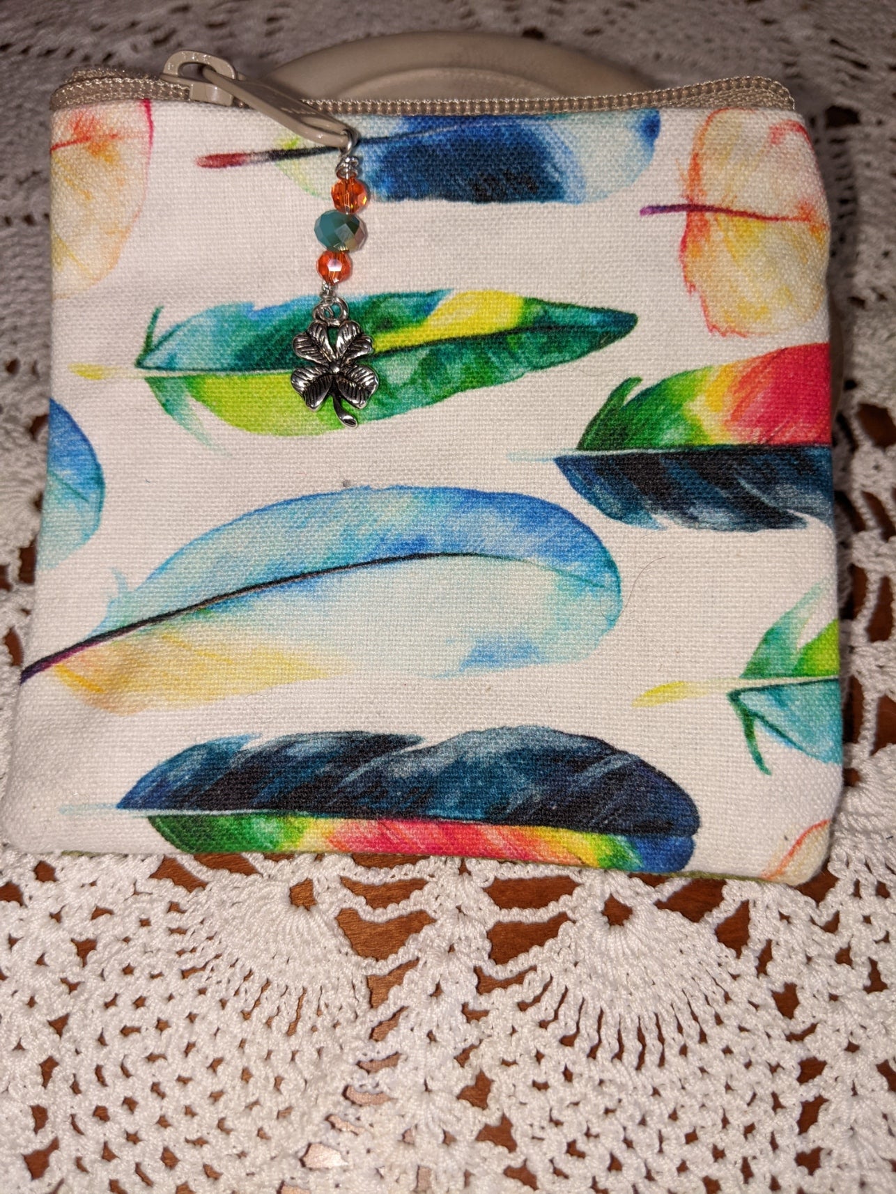 Feathers Coin Purse