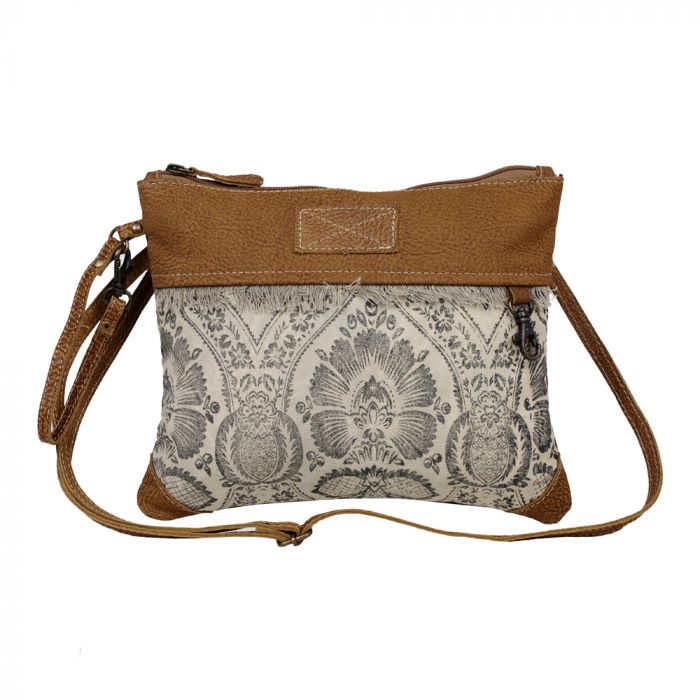 Floral Flow Crossbody Pouch